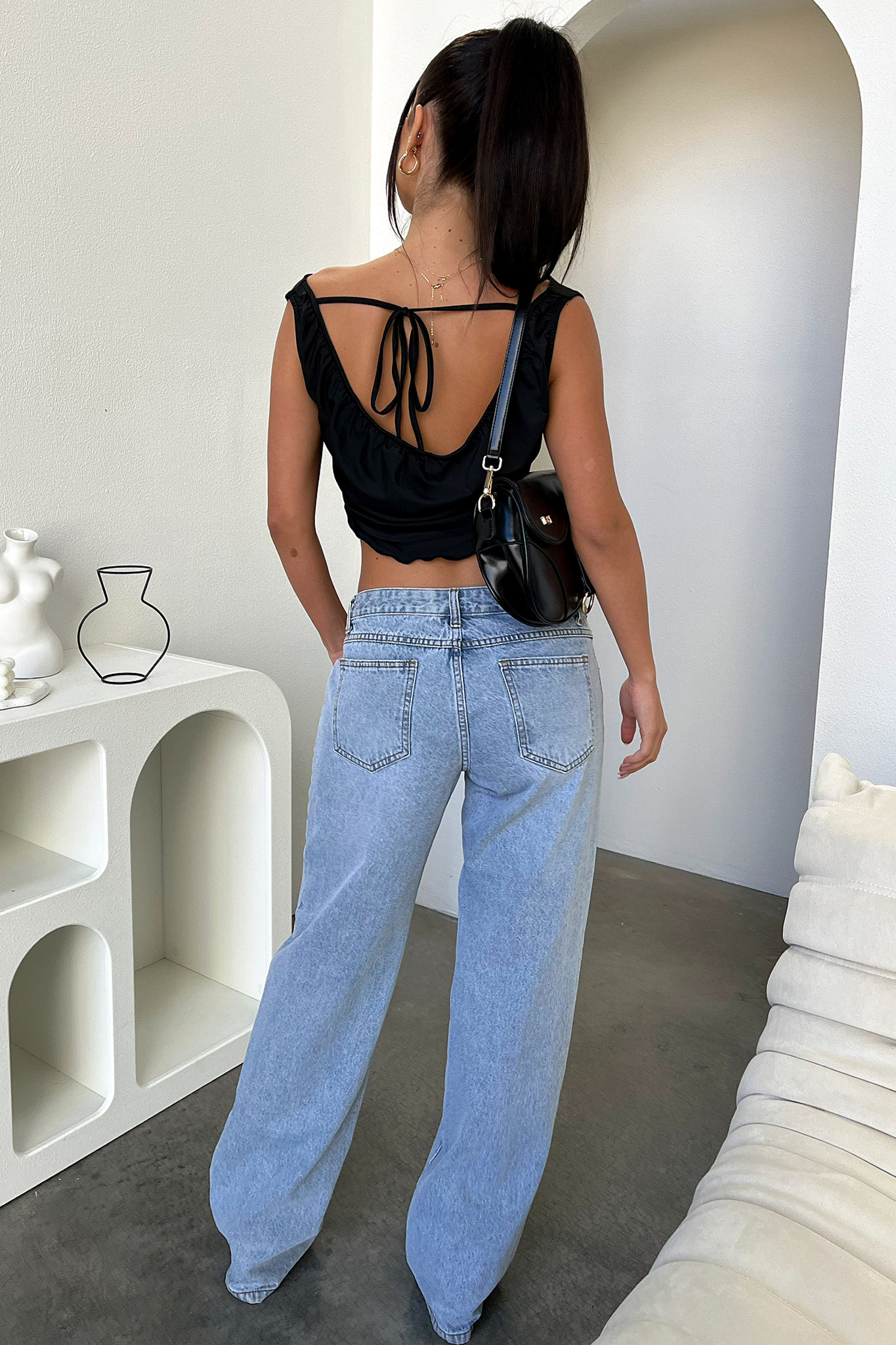 Jeans mit niedriger Taille für Damen