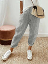Pantalon rayé confortable