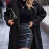 Long teddy fleece coat