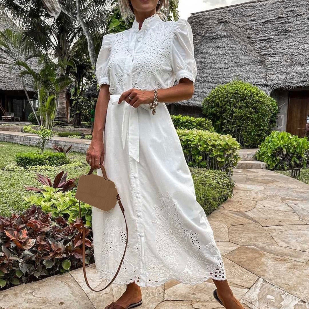 Langes Maxikleid für Frauen im Sommer
