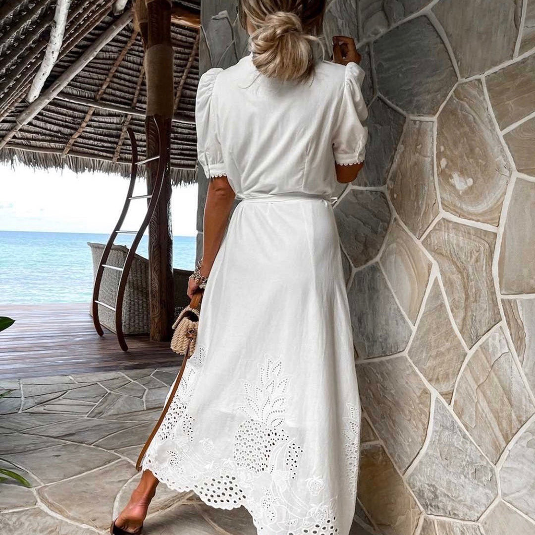 Langes Maxikleid für Frauen im Sommer