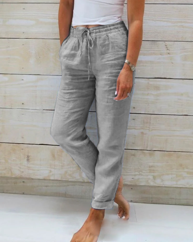 Leichte Damen-Freizeithose – Bequem & Stylisch