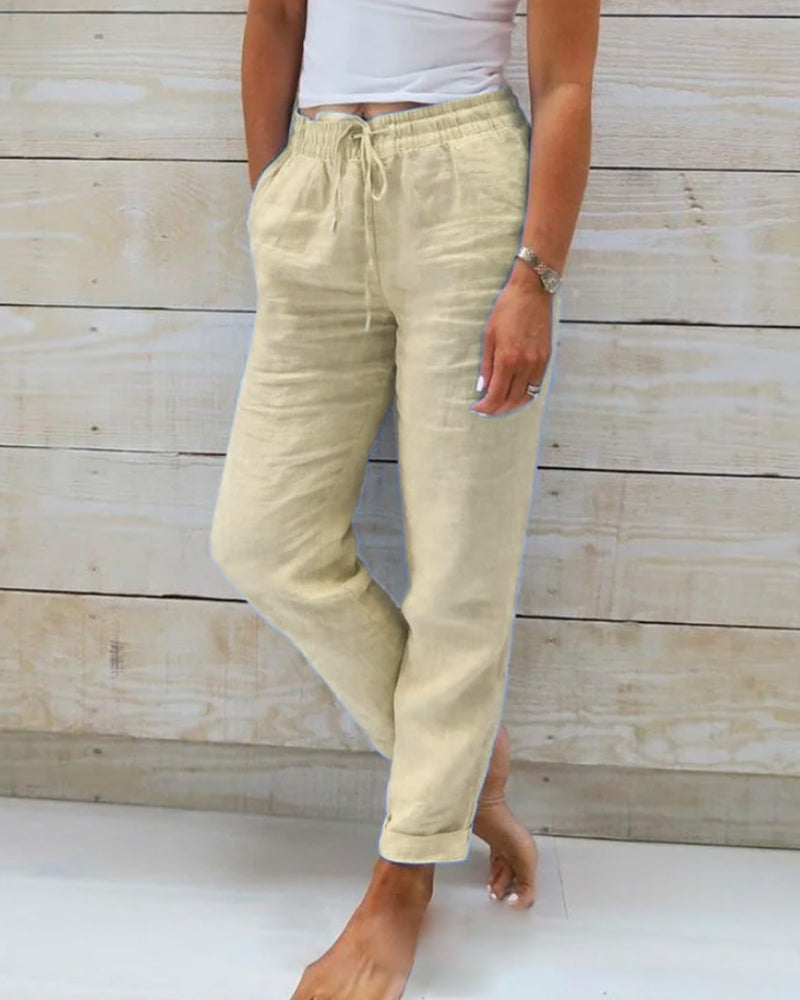 Leichte Damen-Freizeithose – Bequem & Stylisch