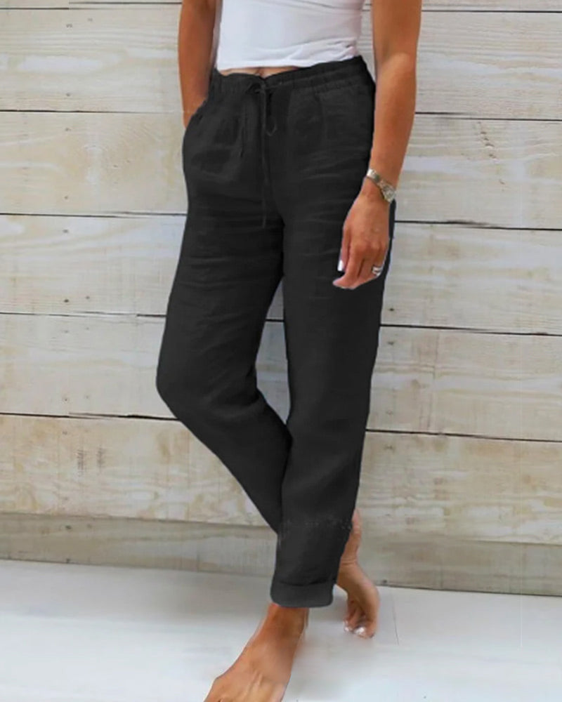 Leichte Damen-Freizeithose – Bequem & Stylisch