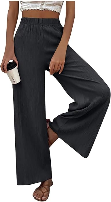 Leichte Stoffhose Damen Weit