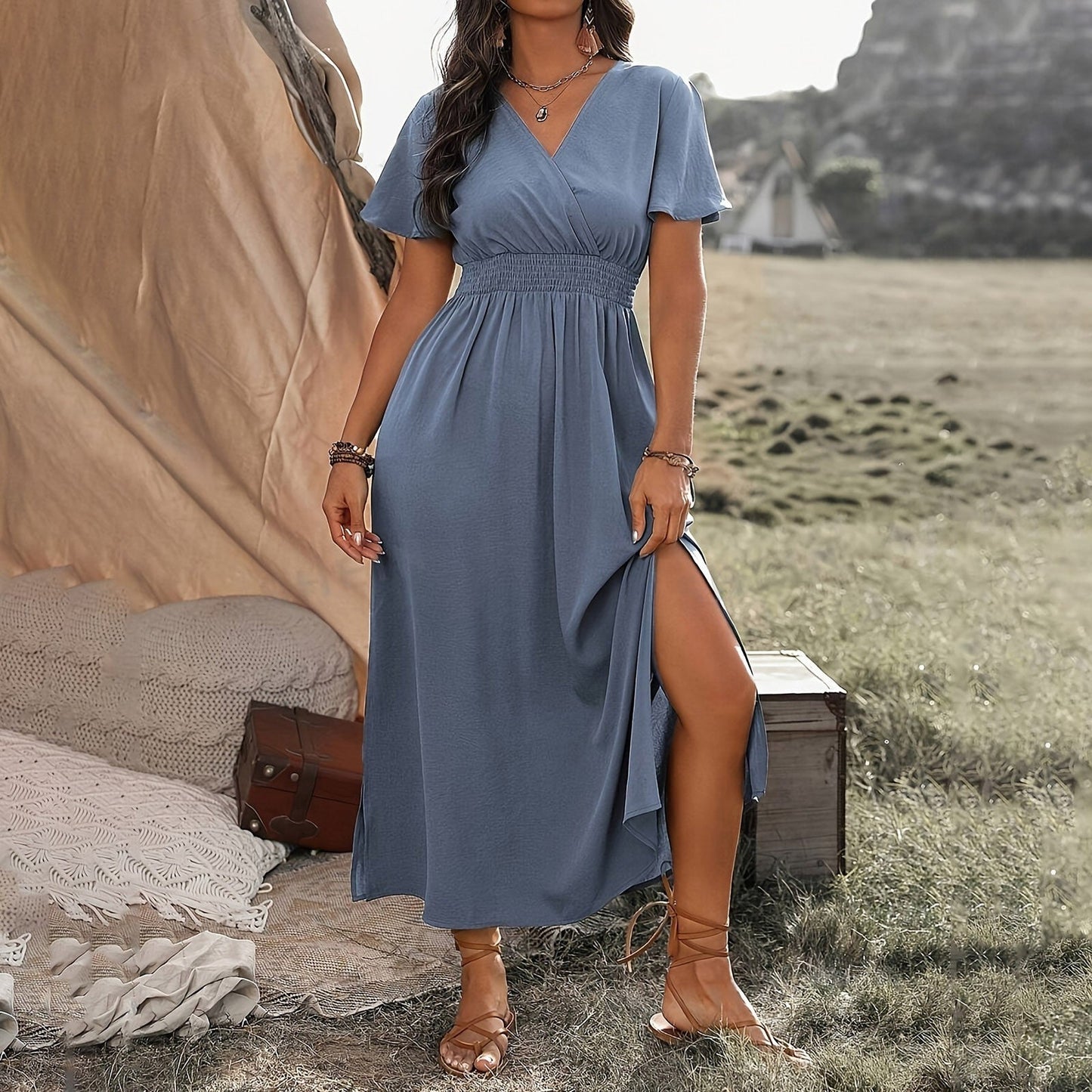 Maxikleid im Boho-Stil – Perfekt für den Sommer