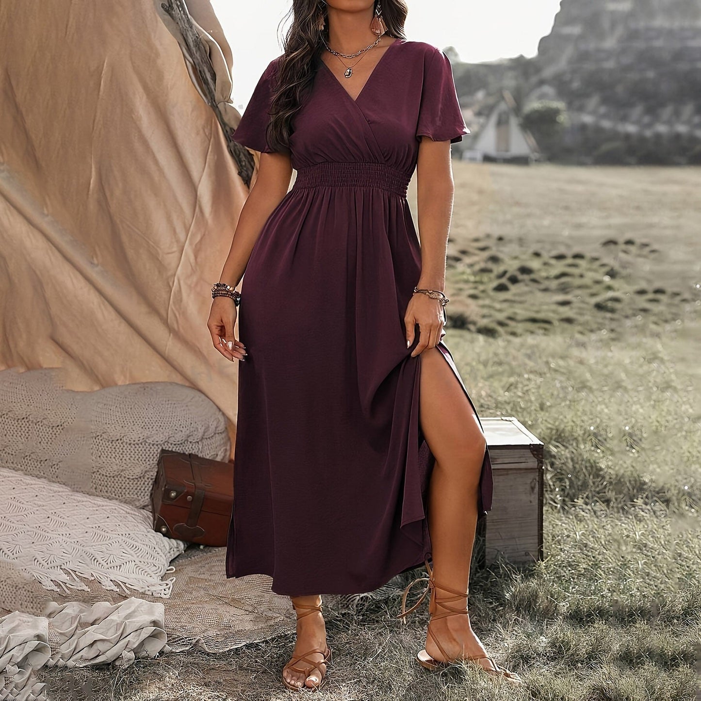 Maxikleid im Boho-Stil – Perfekt für den Sommer