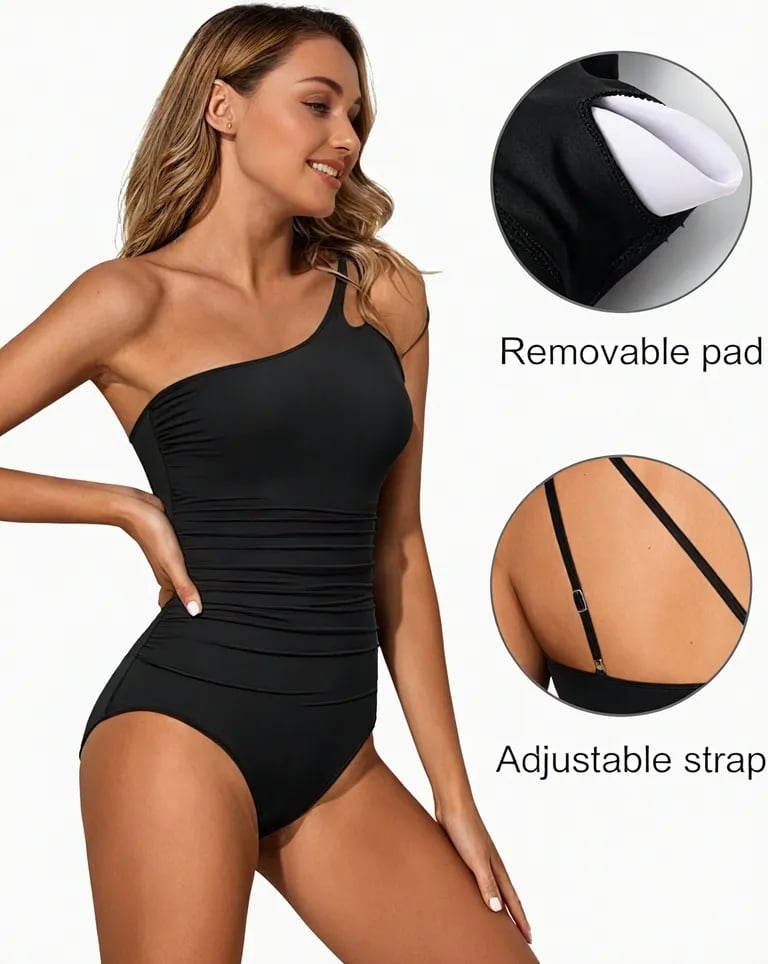 One Shoulder Formungsbadeanzug für Frauen