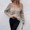 Strickpullover für Damen Off-Shoulder