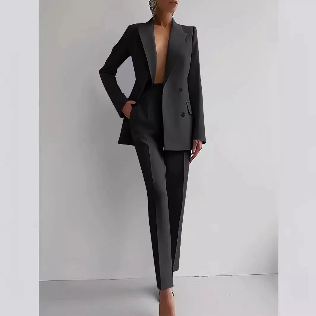 Zweiseitiger Anzug für Herbst und Winter für Damen