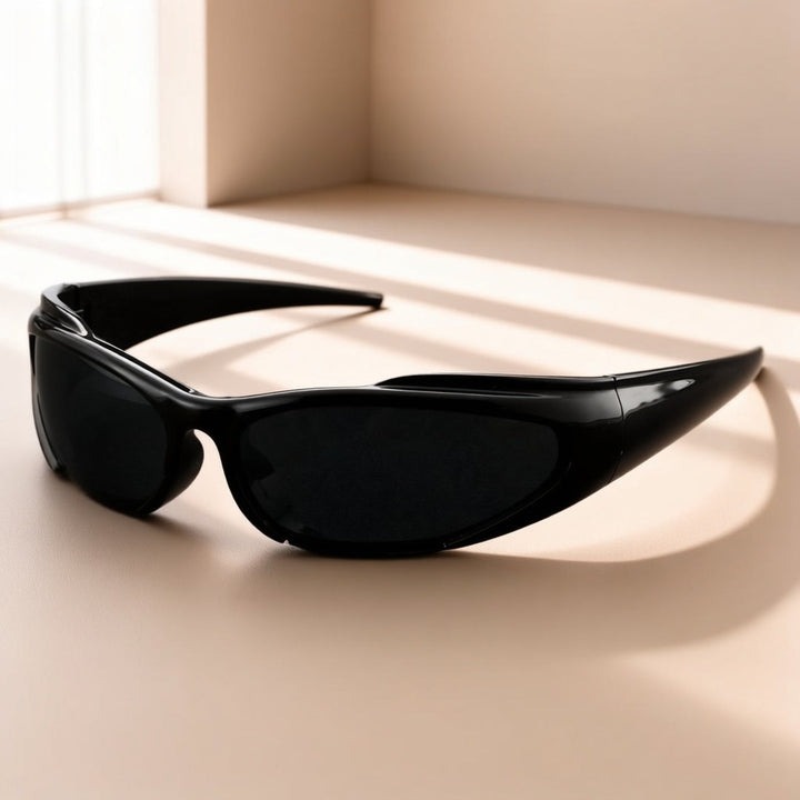 Herren Sonnenbrille | Schmale Wraparound Passform | Sportliches Rahmendesign | Freizeit Outdoor Look
