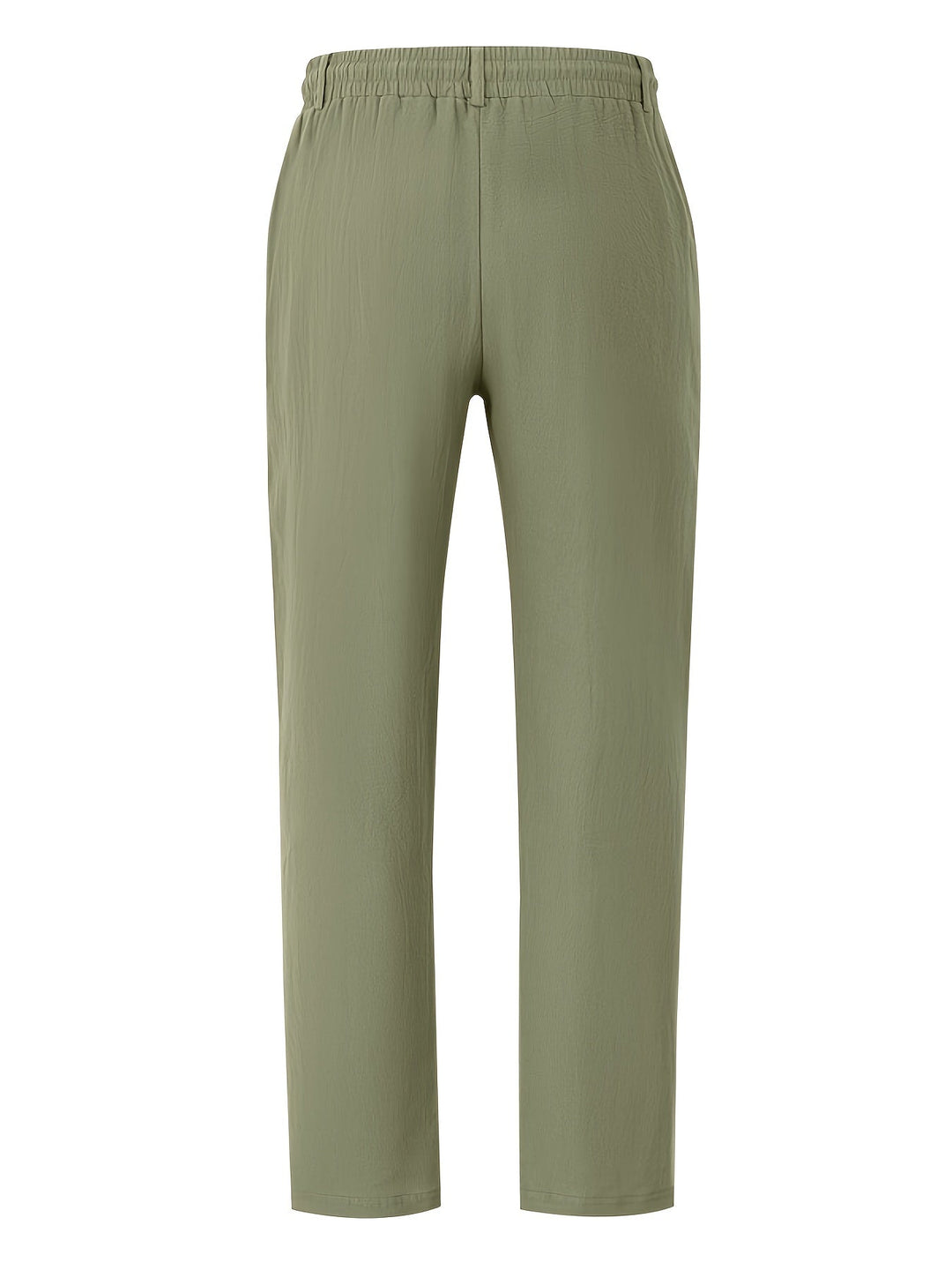 Herrenhose | Regular Fit Hose mit Geradem Bein | Kordelzugbund | Lässiger Sommerstil