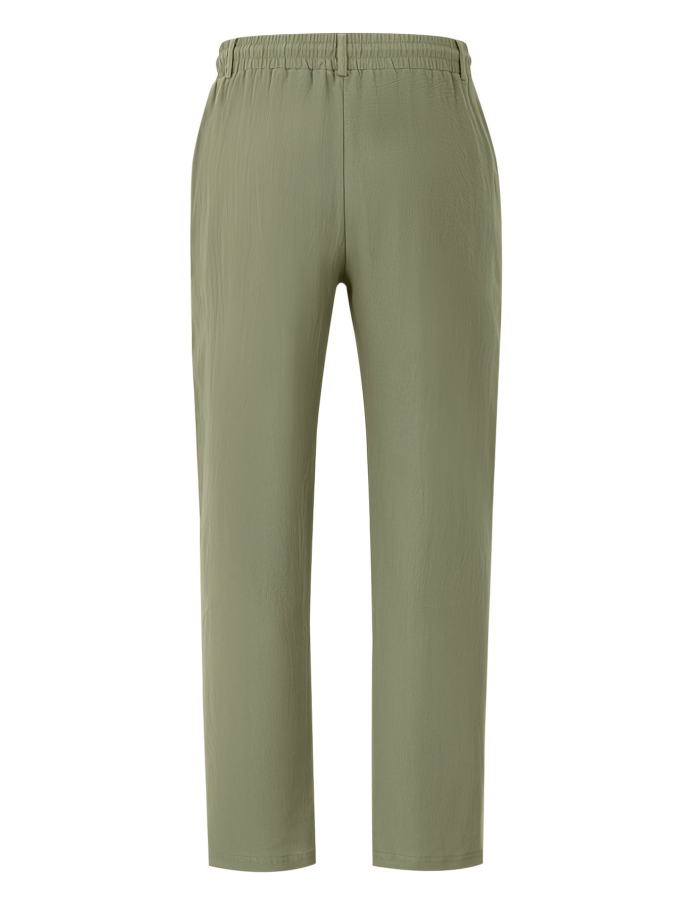 Pantaloni da uomo | Pantaloni Regular Fit con gamba dritta | Vita con coulisse | Stile estivo casual