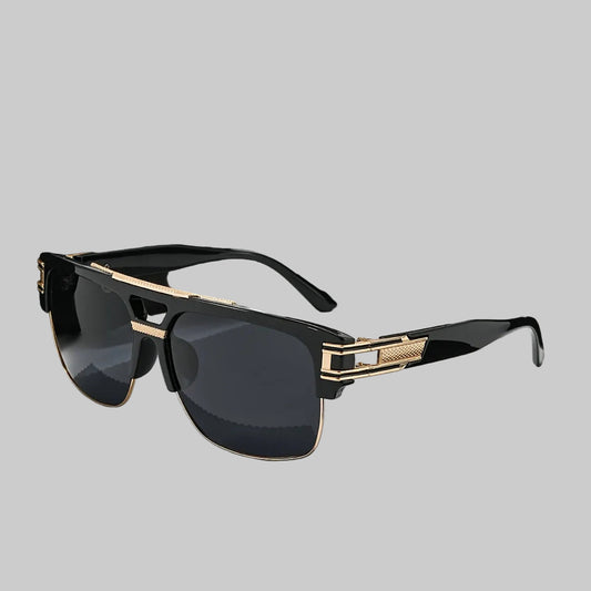 Herren Sonnenbrille | Markante Eckige Form und Getönte Gläser | Moderner Alltagsstil