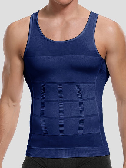 Herren Kompressions Tank Top mit schmaler Passform und Shapewear Effekt | Body Shaper