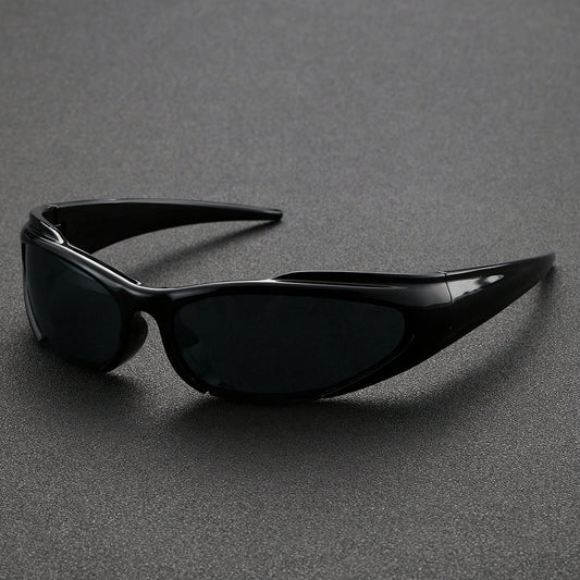 Herren Sonnenbrille | Schmale Wraparound Passform | Sportliches Rahmendesign | Freizeit Outdoor Look