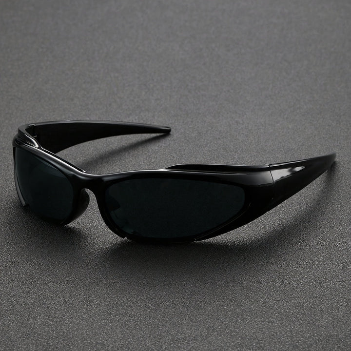 Herren Sonnenbrille | Schmale Wraparound Passform | Sportliches Rahmendesign | Freizeit Outdoor Look