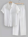 Sebastian | Ensemble d'été homme avec chemise et pantalon