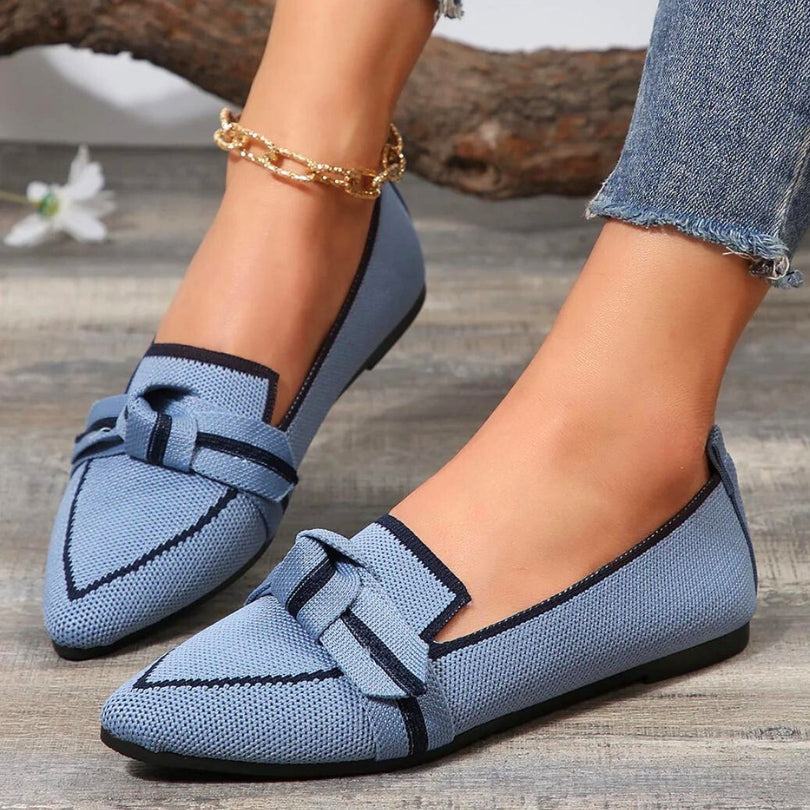 Damen Slip-On Loafer mit spitzer Zehenform | Minimalistisch