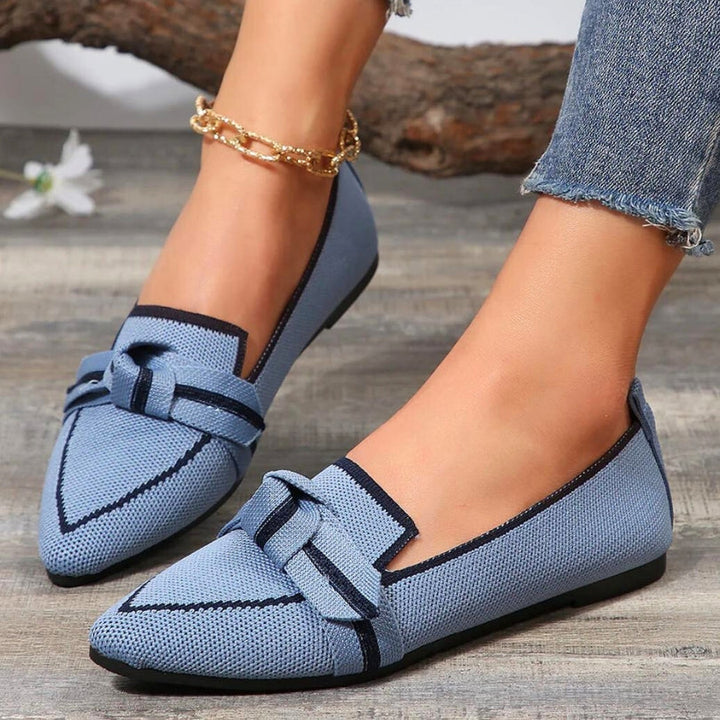 Damen Slip-On Loafer mit spitzer Zehenform | Minimalistisch