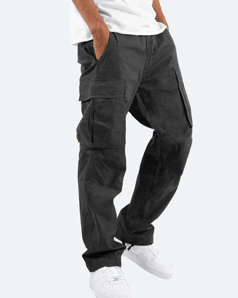 Cargohose für Herren mit geradem Bein | Mehrere Taschen