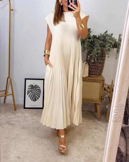 Damen Maxikleid Sylvie mit fließender, eleganter Silhouette – Stilvolle Raffinesse für besondere Momente