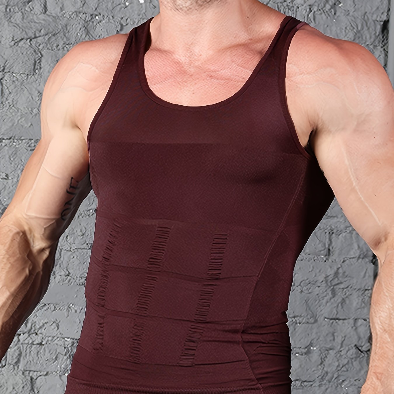 Herren Kompressions Tank Top mit schmaler Passform und Shapewear Effekt | Body Shaper