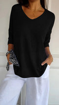 Variant image for V-Ausschnitt Top | Oberteile für Damen im Frühling | Anna-49