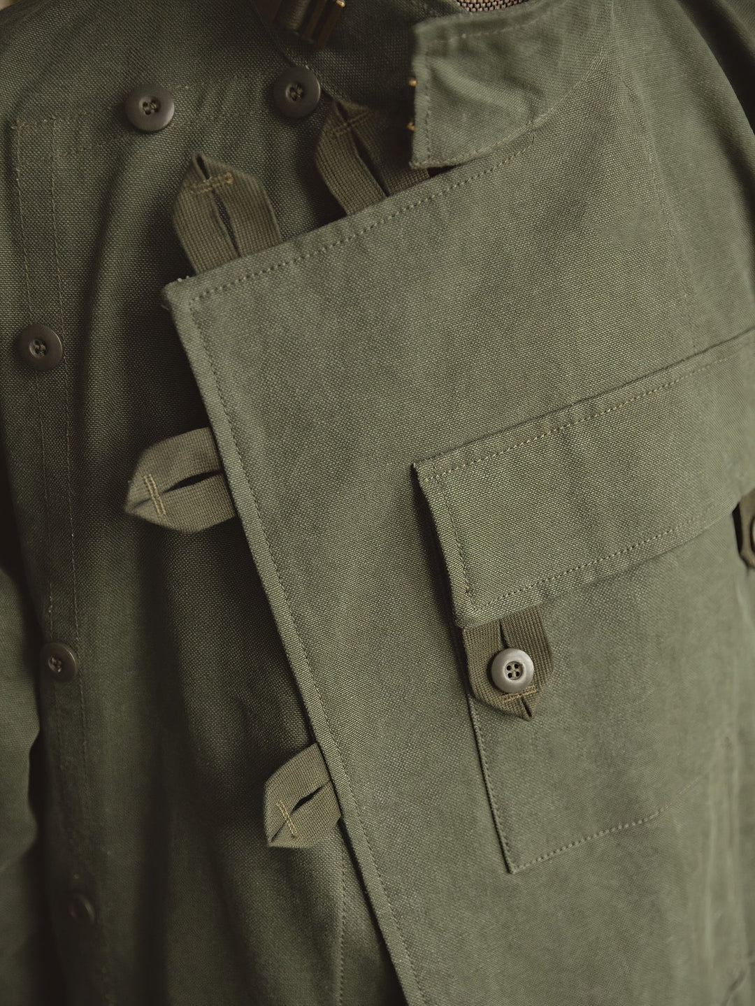 Herren Utility Jacke | Militärisch Inspirierter Kurzmantel | Strukturierte Passform | Klassischer Freizeitstil