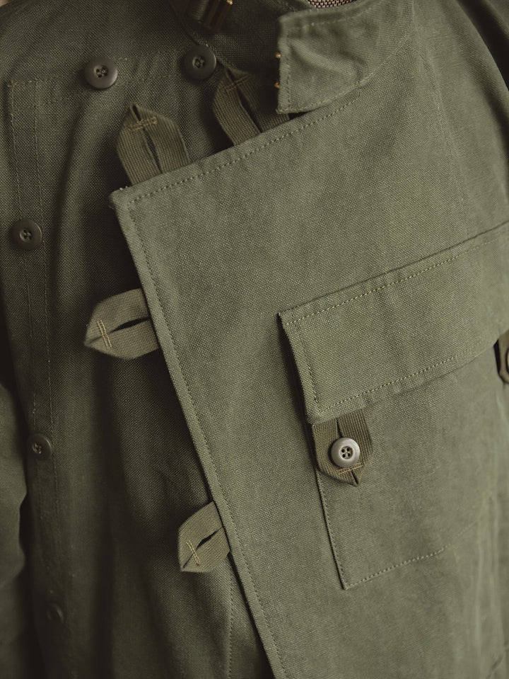 Herren Utility Jacke | Militärisch Inspirierter Kurzmantel | Strukturierte Passform | Klassischer Freizeitstil