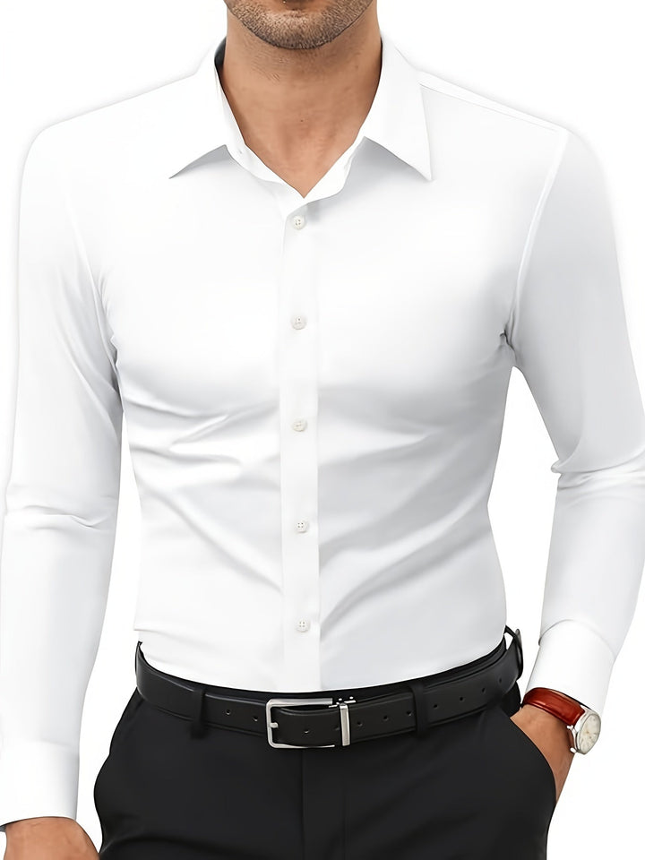 Krystian | Herren-Slim-Fit-Hemd mit Knopfverschluss
