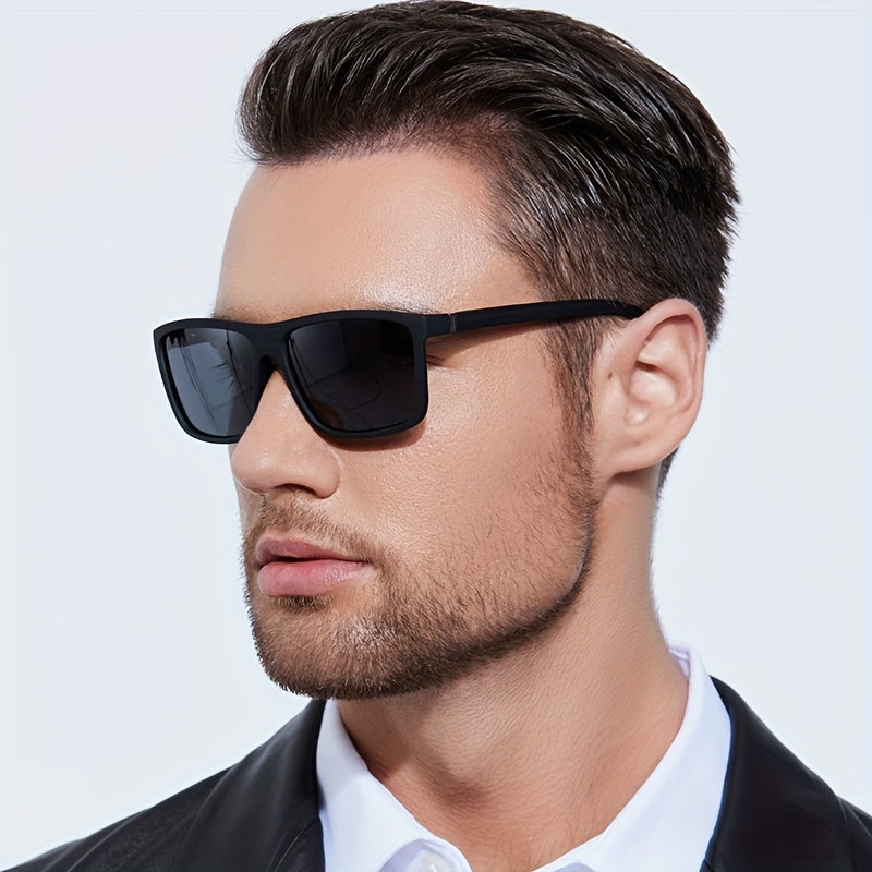 Lunettes de soleil mode pour hommes | Silhouette moderne et confort agréable | Protection solaire élégante