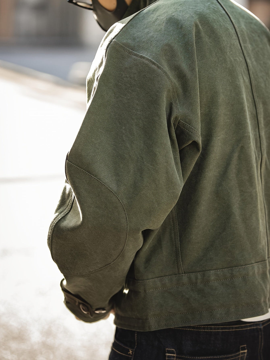 Herren Utility Jacke | Militärisch Inspirierter Kurzmantel | Strukturierte Passform | Klassischer Freizeitstil