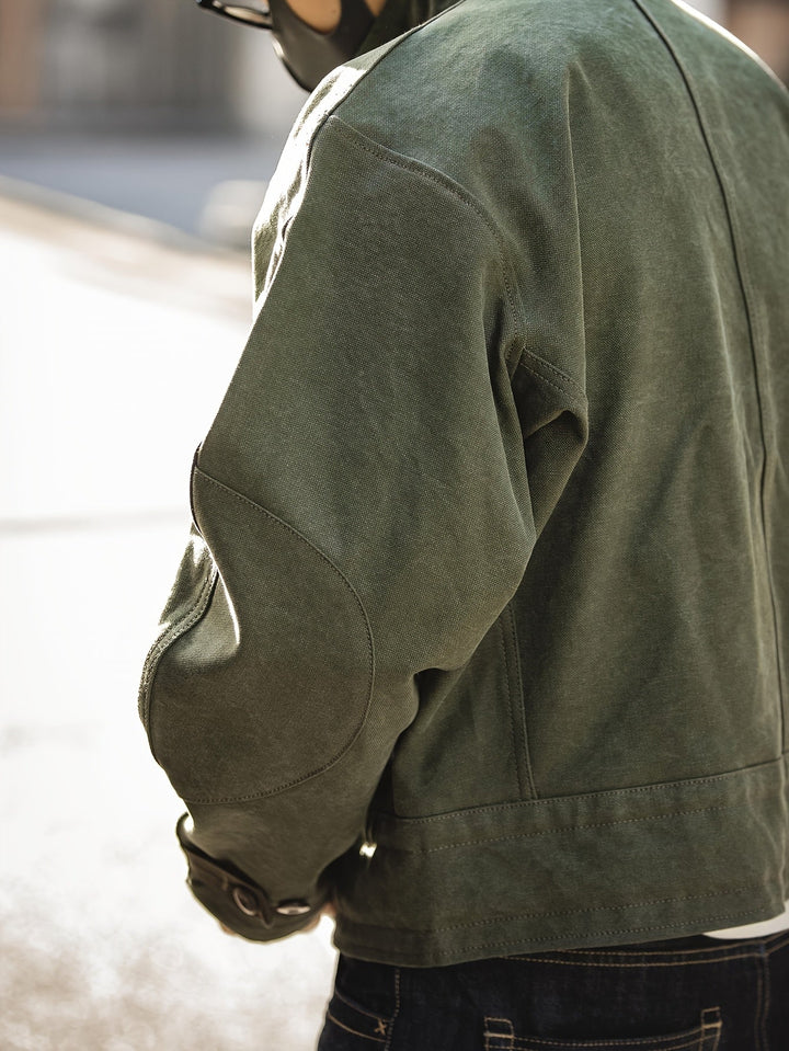 Herren Utility Jacke | Militärisch Inspirierter Kurzmantel | Strukturierte Passform | Klassischer Freizeitstil