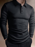 Paweł | Herren Poloshirt mit langen Ärmeln