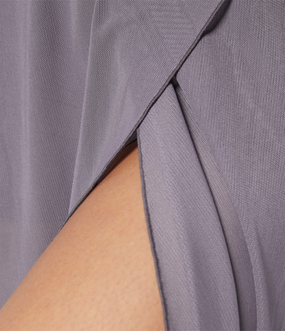 Gonna midi donna multistrato | Coprispalle trasparente