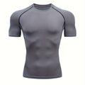 Herren Fitness T-Shirt | Körpernahes Kurzarmshirt | Schmale Silhouette | Moderner Sportlook
