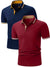 Blau + Weinrot