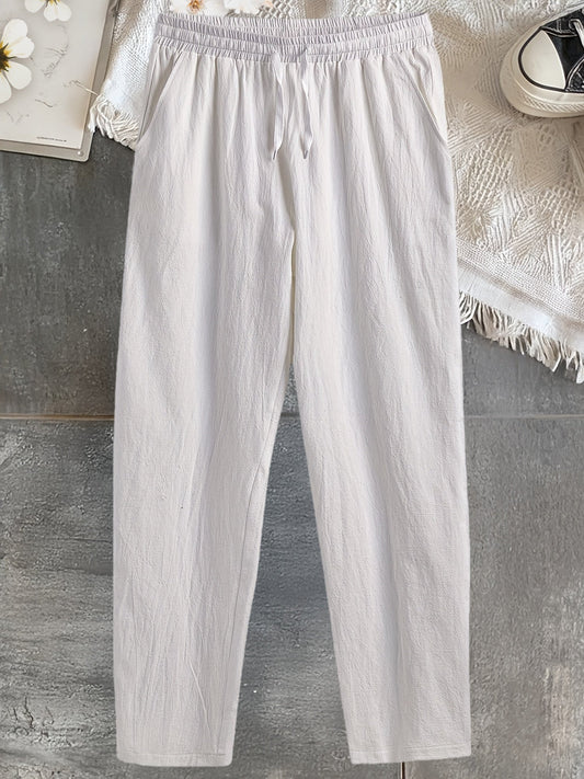 Herren Hose | Relaxed Fit Hose | Hohe Taille und Gerades Bein | Minimalistischer Alltagsstil