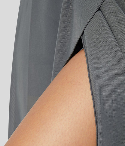 Gonna midi donna multistrato | Coprispalle trasparente