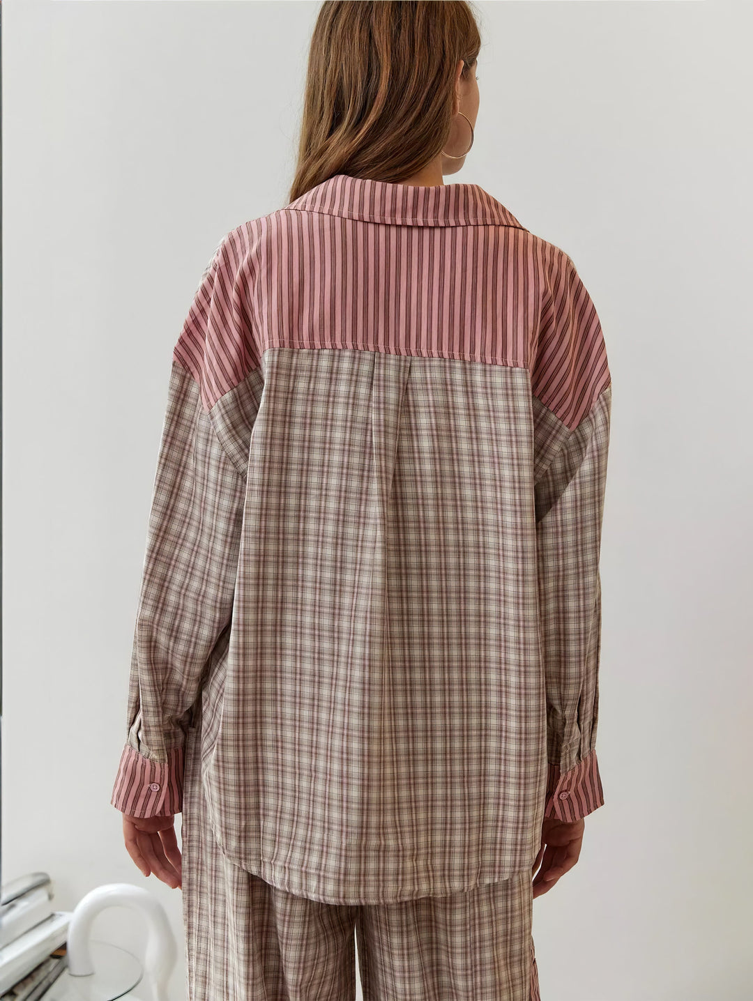 Damen Loungewear-Set | Langarmhemd und Locker Geschnittene Hose | Komfort für Entspannte Momente