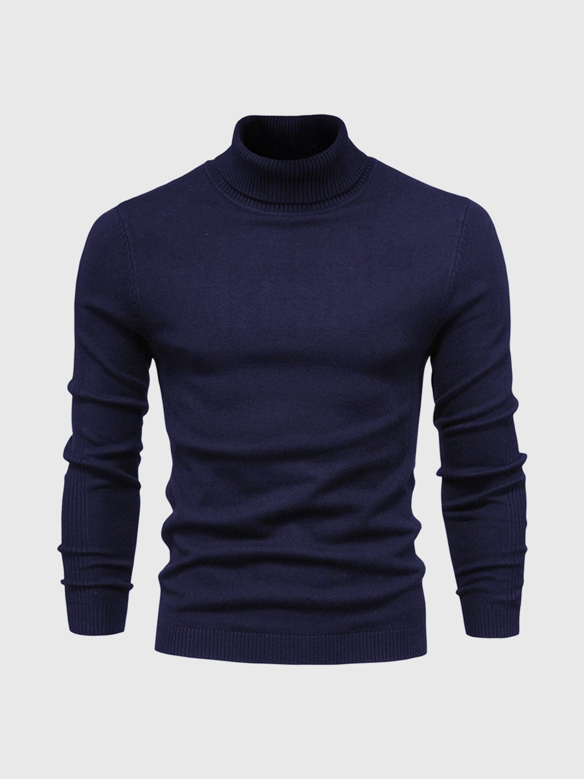 Maglione uomo manica lunga collo alto | Vestibilità aderente