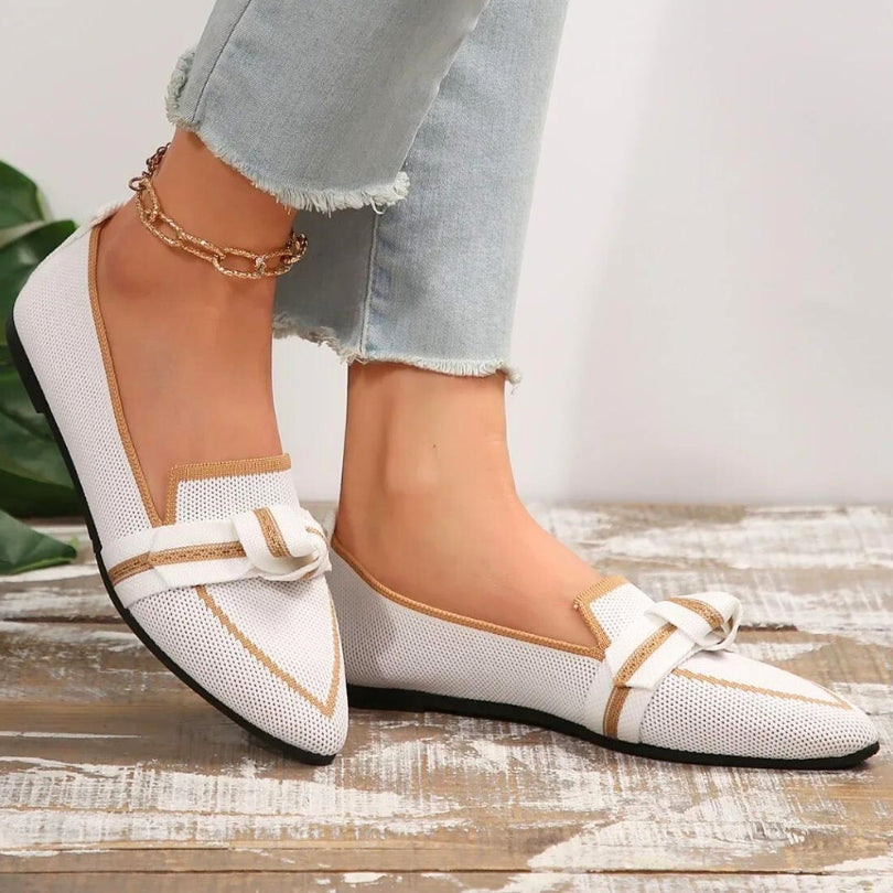 Damen Slip-On Loafer mit spitzer Zehenform | Minimalistisch