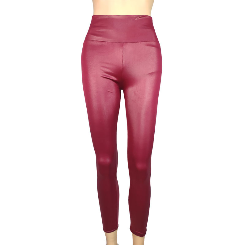 Damen Schmale Passform Hose mit Hoher Taille | Enganliegend