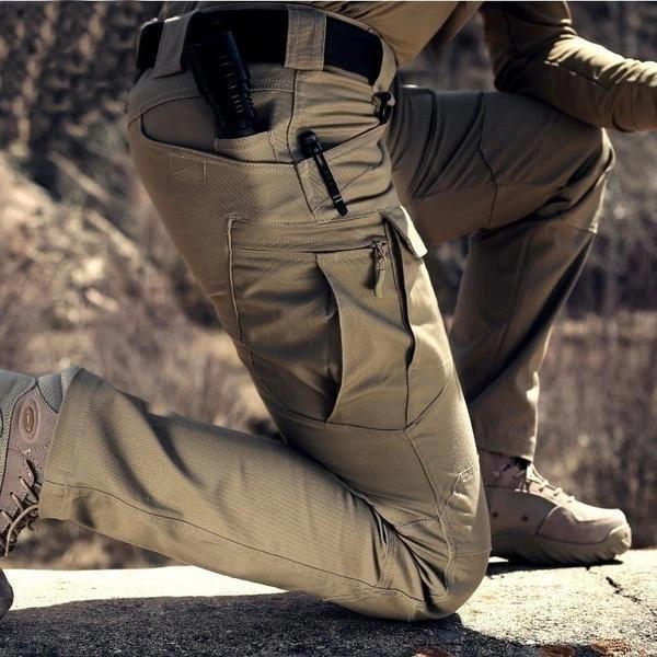 Herren-Taktikhose mit mehreren Reißverschlusstaschen | Cargo