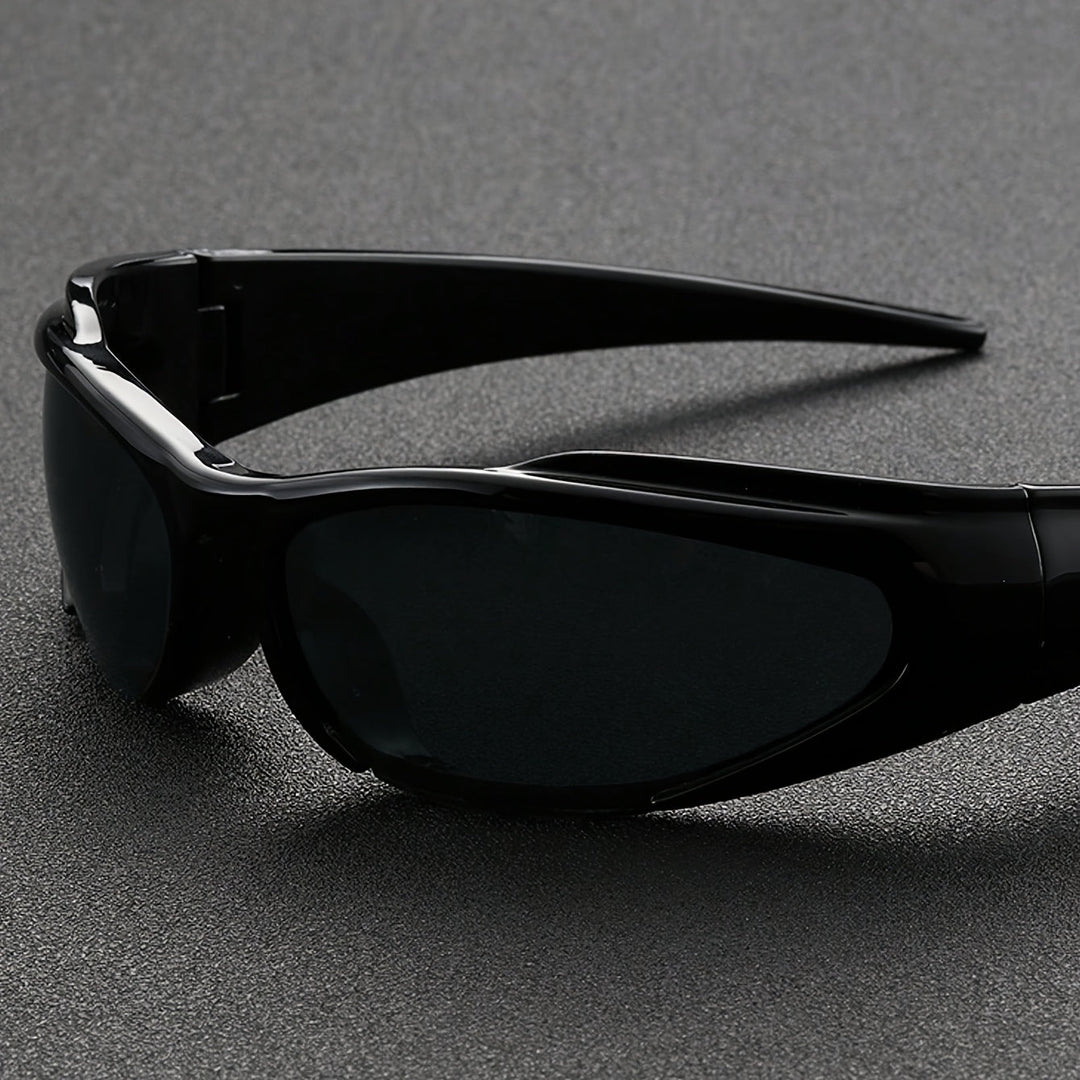 Herren Sonnenbrille | Schmale Wraparound Passform | Sportliches Rahmendesign | Freizeit Outdoor Look