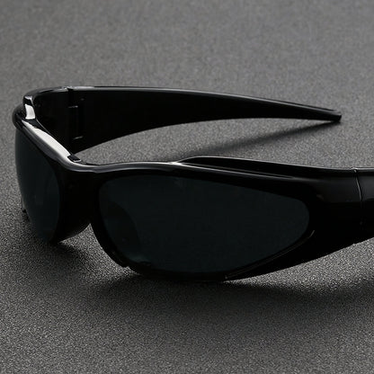 Herren Sonnenbrille | Schmale Wraparound Passform | Sportliches Rahmendesign | Freizeit Outdoor Look