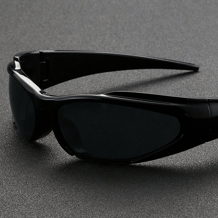 Herren Sonnenbrille | Schmale Wraparound Passform | Sportliches Rahmendesign | Freizeit Outdoor Look