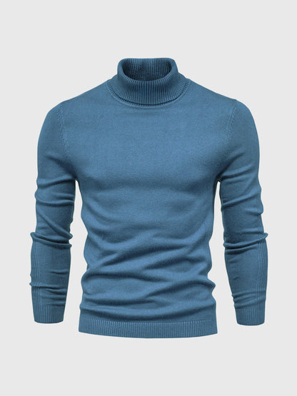 Maglione uomo manica lunga collo alto | Vestibilità aderente