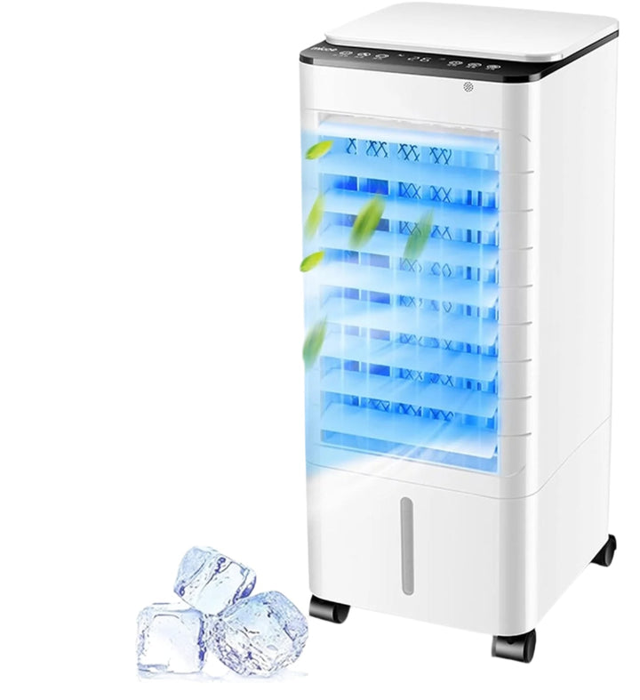 Climatiseur mobile 3-en-1 avec télécommande et réservoir d'eau
